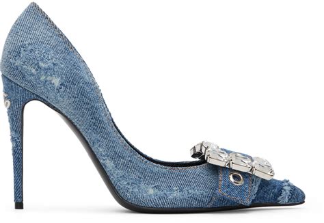 dolce gabbana heels shoes|dolce gabbana denim heels.